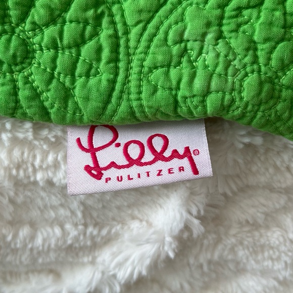 Green Quilted Lilly Sham - Picture 3 of 5